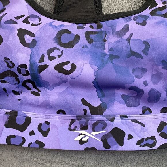 Reebok Modern Safari Lux Racer Sports Bra Size Medium NWT - Picture 4 of 12